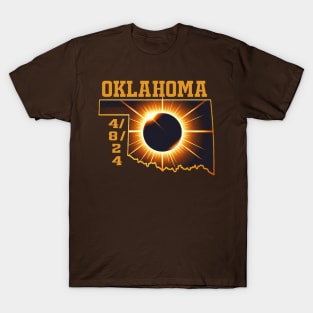 Solar eclipse apparel Oklahoma T-Shirt